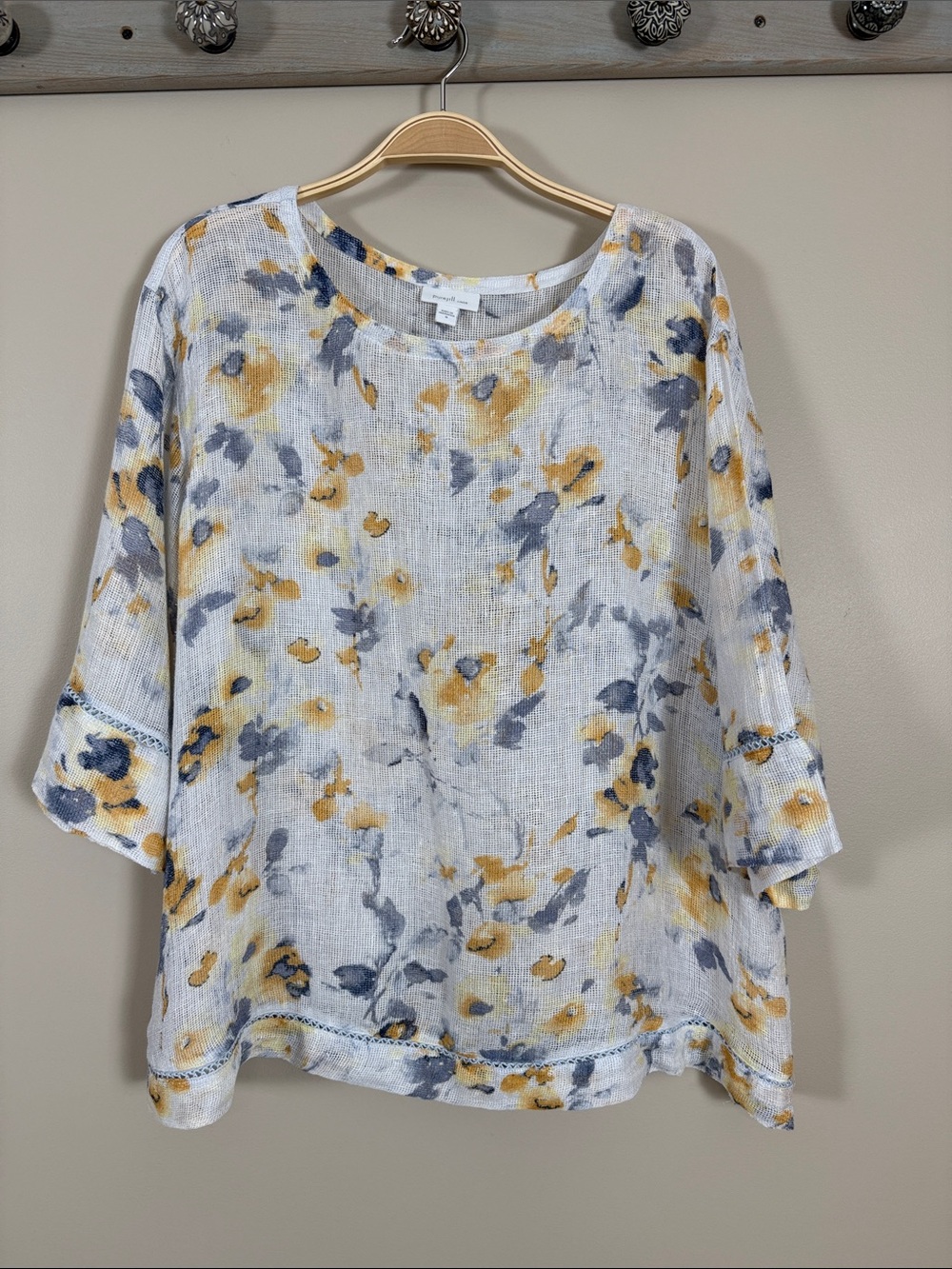 J. Jill Linen Floral Tunic